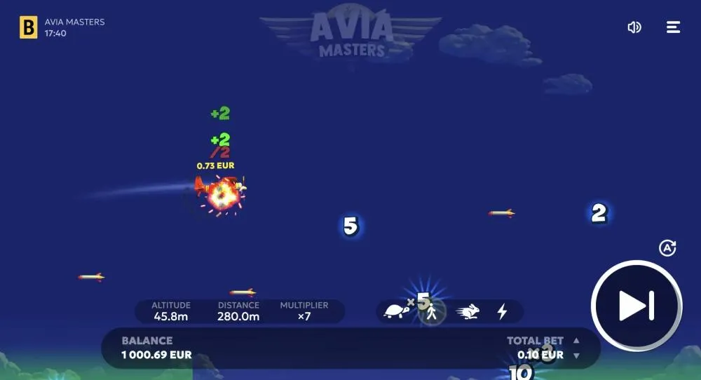 Wie spielt man das Spiel Aviamasters BGaming? Wie spielt man das Spiel Aviamasters BGaming?